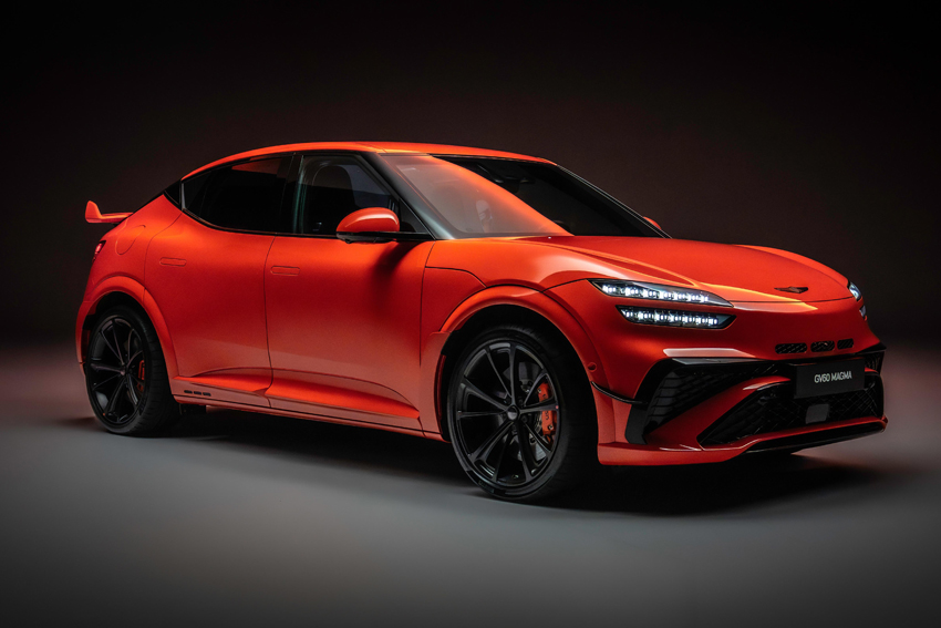 Alerte orange ! En approche, la Genesis GV60 Magma, une bombe électrique de 650 ch.